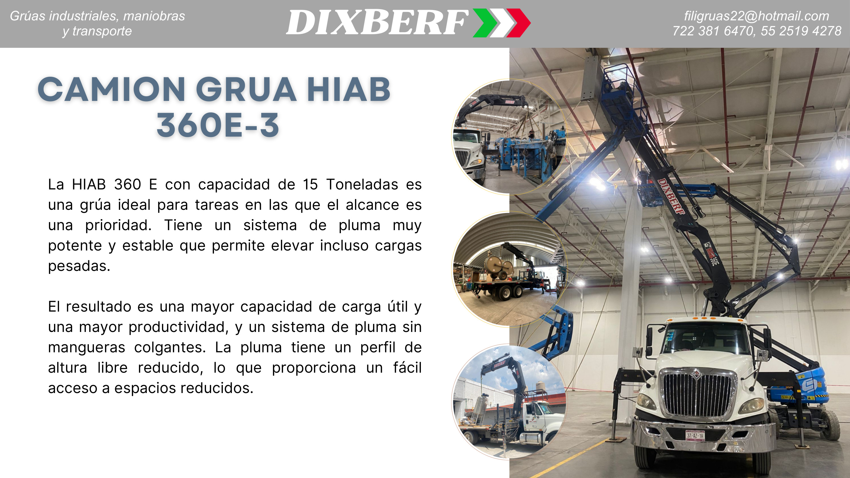 Camión grúa HIAB 360E-3