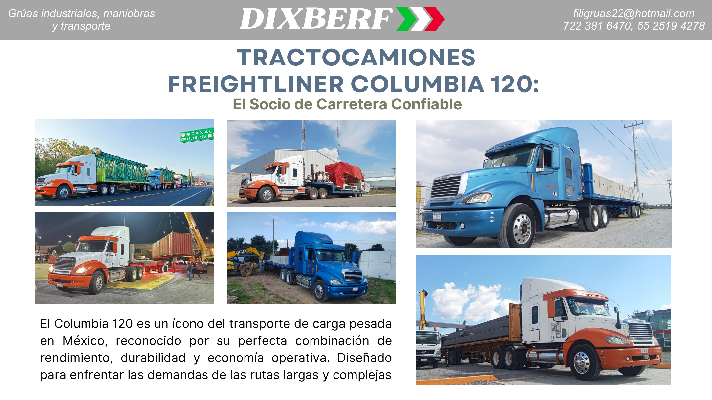 Tractocamiones Freightliner Columbia 120